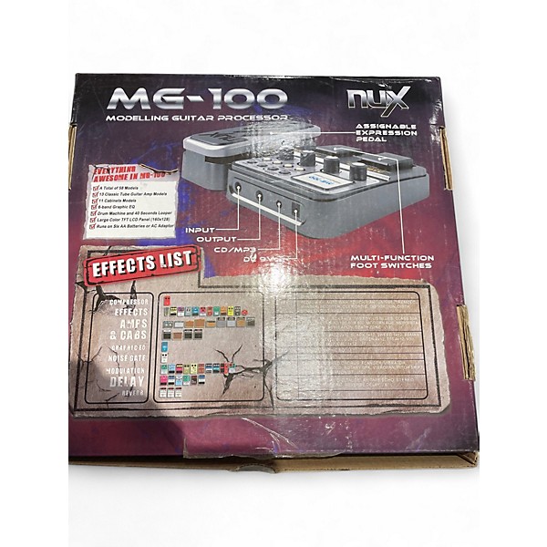 Used NUX ME 100 Effect Processor