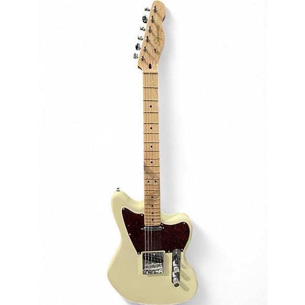 Used Squier PARANORMAL OFFSET TELECASTER Olympic White Solid Body Electric Guitar