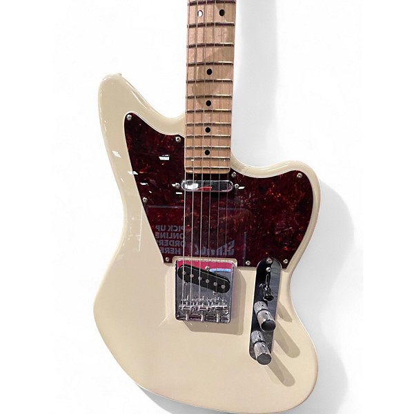 Used Squier PARANORMAL OFFSET TELECASTER Olympic White Solid Body Electric Guitar
