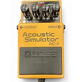 Used BOSS AC2 Acoustic Simulator Effect Pedal