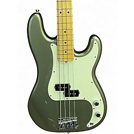 Used 2012 Fender American Standard Precision Bass Jade Pearl Metallic Electric Bass Guitar