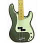 Used 2012 Fender American Standard Precision Bass Jade Pearl Metallic Electric Bass Guitar thumbnail