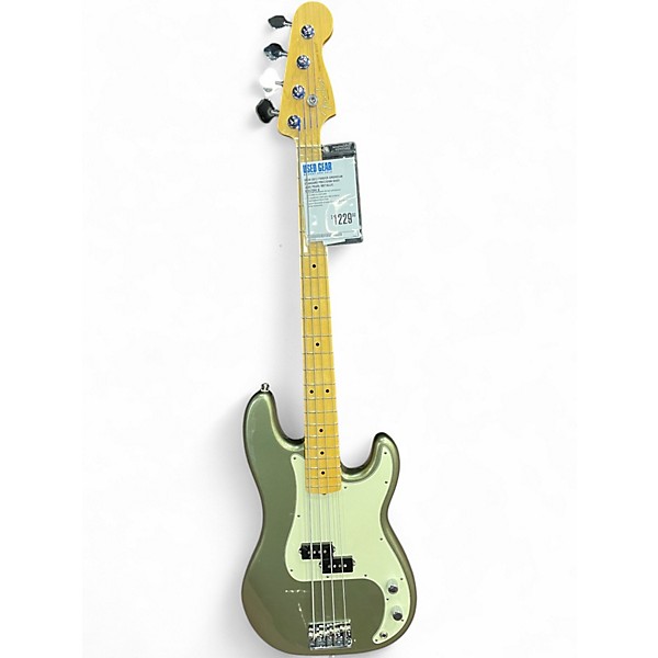 Used 2012 Fender American Standard Precision Bass Jade Pearl Metallic Electric Bass Guitar