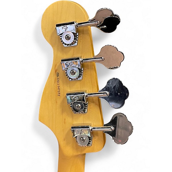 Used 2012 Fender American Standard Precision Bass Jade Pearl Metallic Electric Bass Guitar