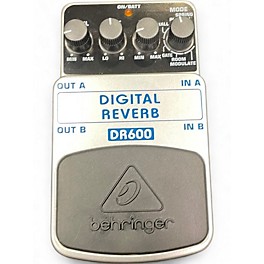 Used Behringer DR600 Digital Stereo Reverb Effect Pedal