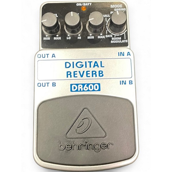 Used Behringer DR600 Digital Stereo Reverb Effect Pedal