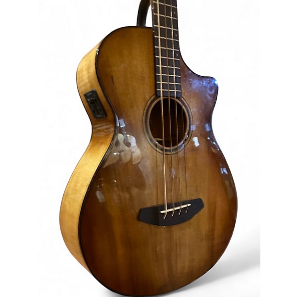 Used Breedlove Pursuit Concert EX S CONCERTO Natural Acoustic Bass Guitar