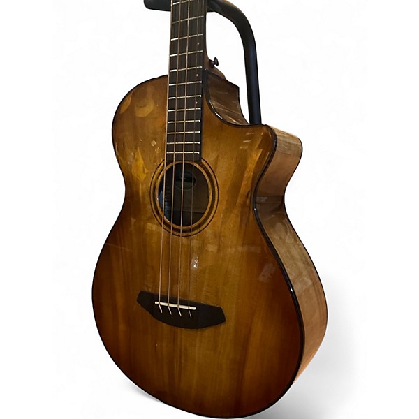 Used Breedlove Pursuit Concert EX S CONCERTO Natural Acoustic Bass Guitar