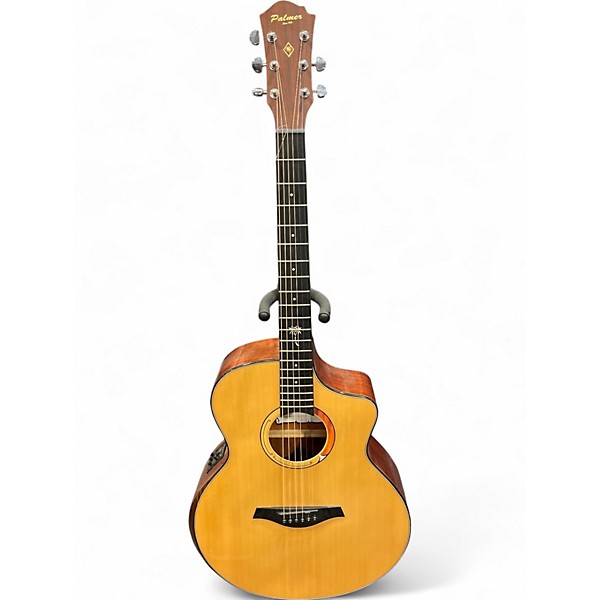 Used Palmer PF40CQM Natural Acoustic Guitar