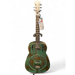 Used Recording King RM997VG Jade Pearl Metallic Acoustic Guitar