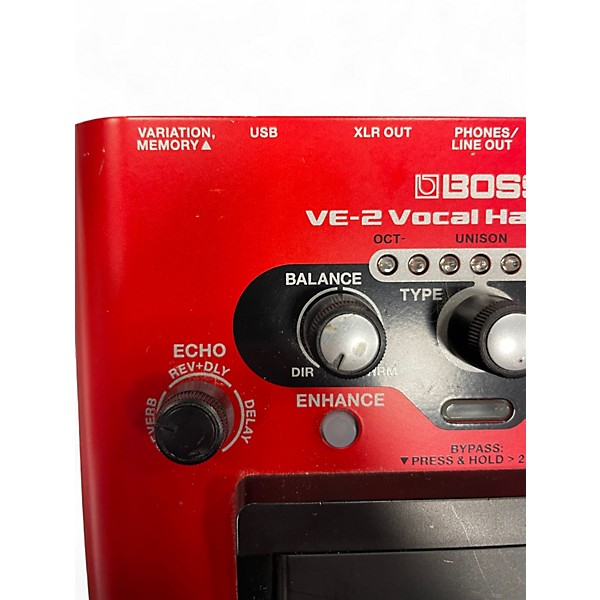 Used BOSS VE2 Vocal Harmonist Effect Processor | Guitar Center Used BOSS VE2 Vocal Harmonist Effect Processor | Guitar Center