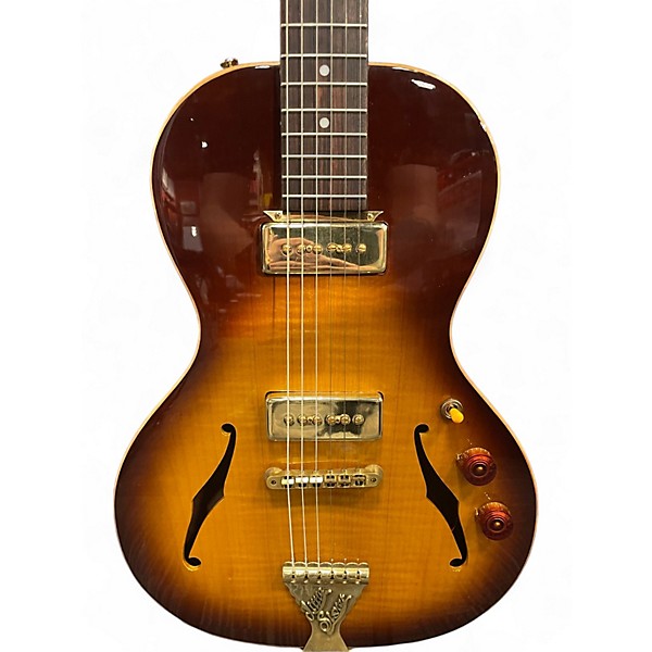 Used B&g Little Sister Tobacco Burst Hollow Body Electric Guitar