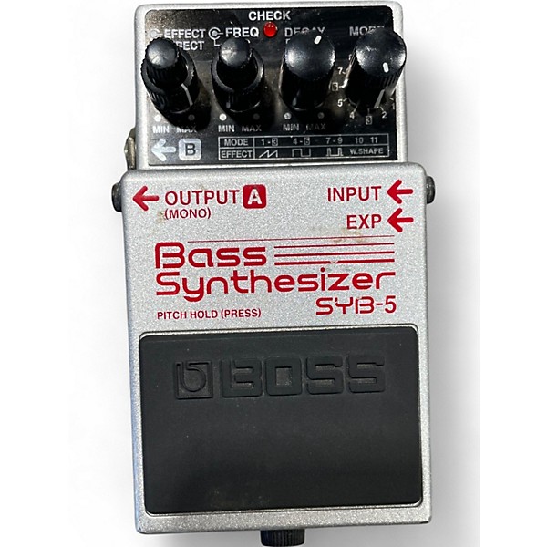 Used BOSS SYB5 Bass Synth Bass Effect Pedal