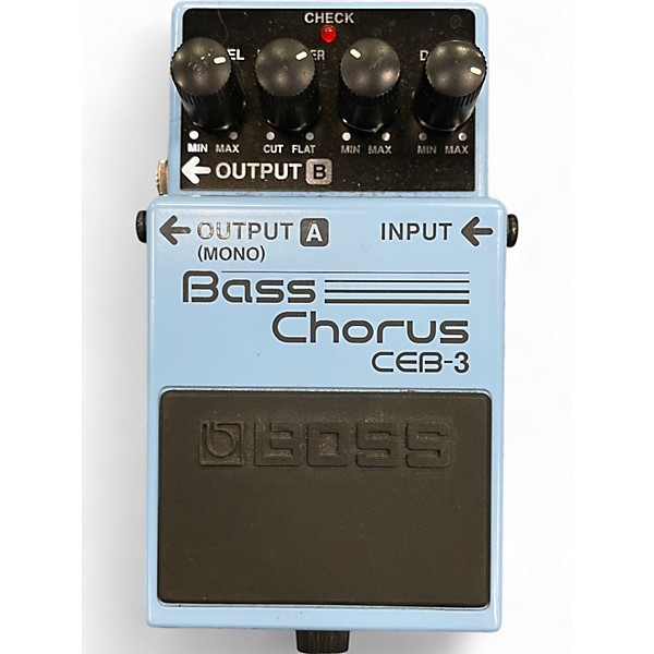 Used BOSS CEB3 Bass Chorus Bass Effect Pedal | Guitar Center