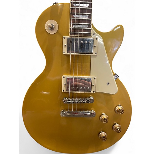 Used Epiphone LES PAUL INSPIRED BY GIBSON Gold Top Solid Body Electric Guitar