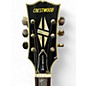 Used Crestwood Single Cut Black Solid Body Electric Guitar