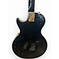 Used Crestwood Single Cut Black Solid Body Electric Guitar