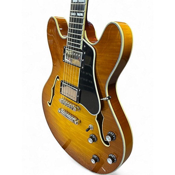 Used Eastman T486 Sunburst Hollow Body Electric Guitar