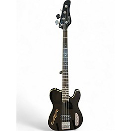 Used Schecter Guitar Research Baron H Black Electric Bass Guitar