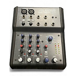 Used Alesis MultiMix 4 USB Compact Unpowered Mixer