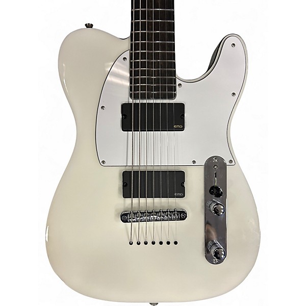Used ESP EII T-B7 Snow White Solid Body Electric Guitar