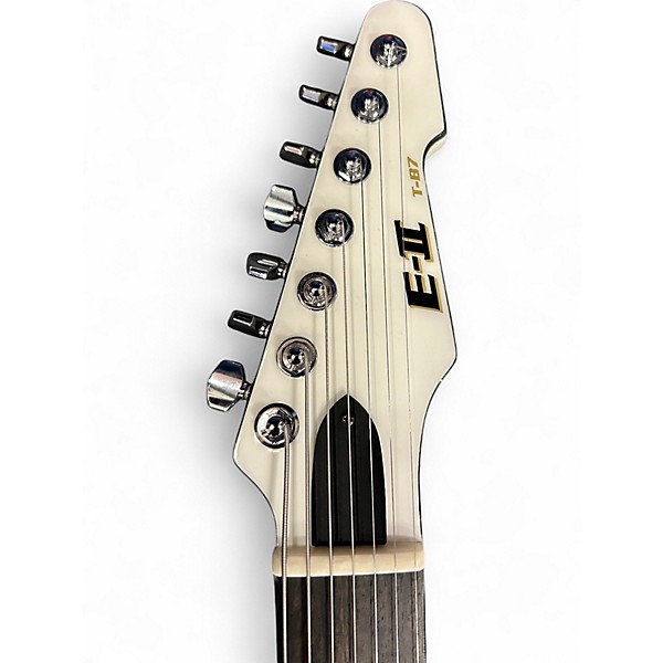 Used ESP EII T-B7 Snow White Solid Body Electric Guitar
