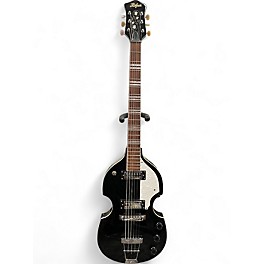 Used Hofner Ignition Series Black Hollow Body Electric Guitar