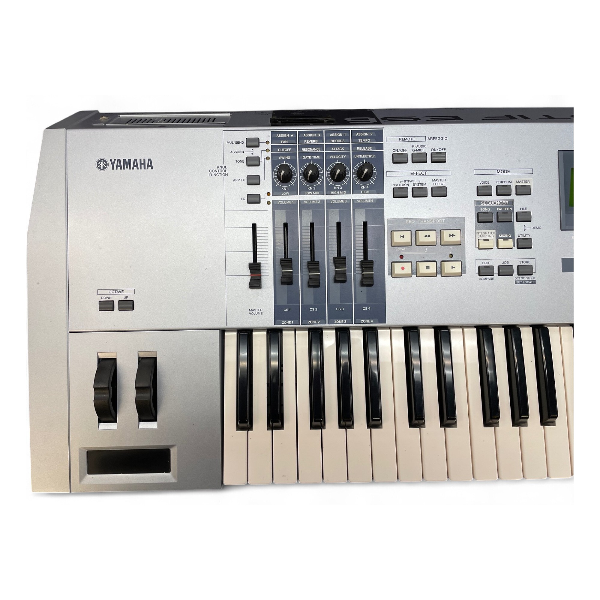 Yamaha Motif ES6 シンセサイザー 61鍵 Used Yamaha Motif ES6 61 Key Keyboard Workstation | Guitar