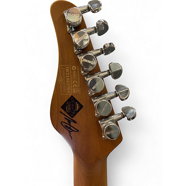 Used Schecter Guitar Research Nick Johnston Traditional Black Solid Body Electric Guitar