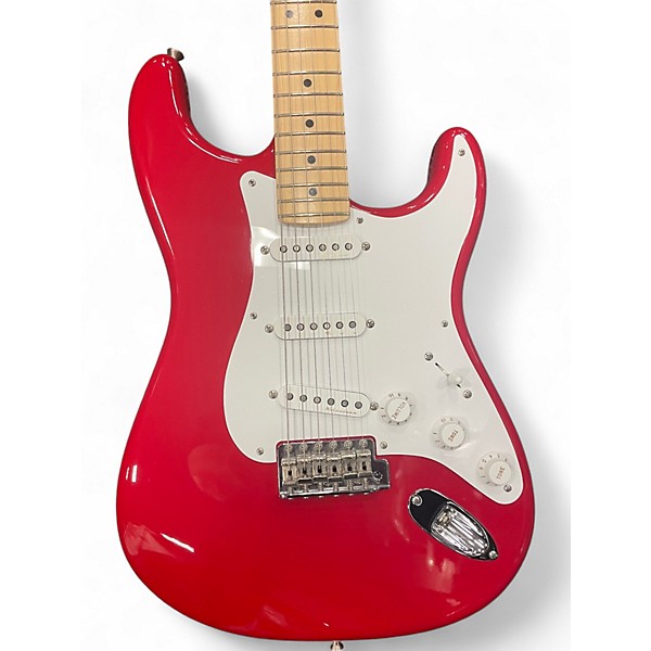 Used 2016 Fender Artist Series Eric Clapton Stratocaster Torino Red Solid Body Electric Guitar