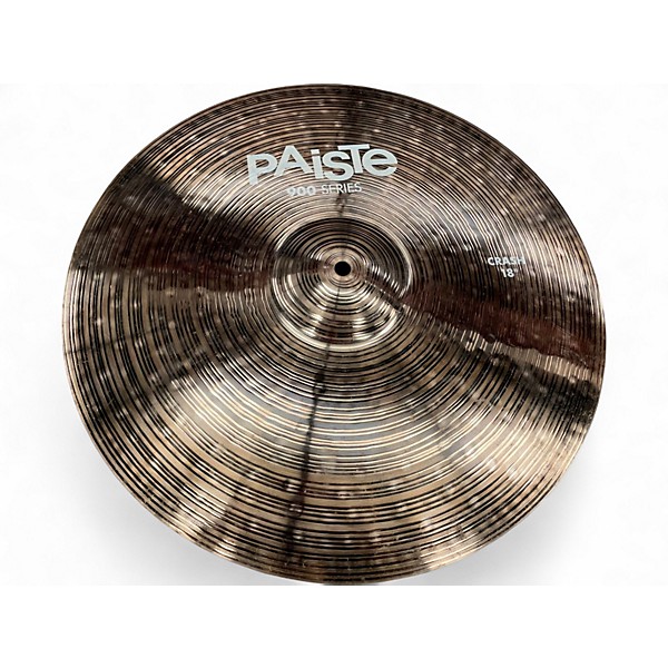 Used Paiste 18in 900 Series Crash Cymbal