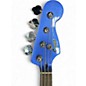Used Squier Contemporary Jazz Bass Blue Electric Bass Guitar