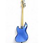 Used Squier Contemporary Jazz Bass Blue Electric Bass Guitar