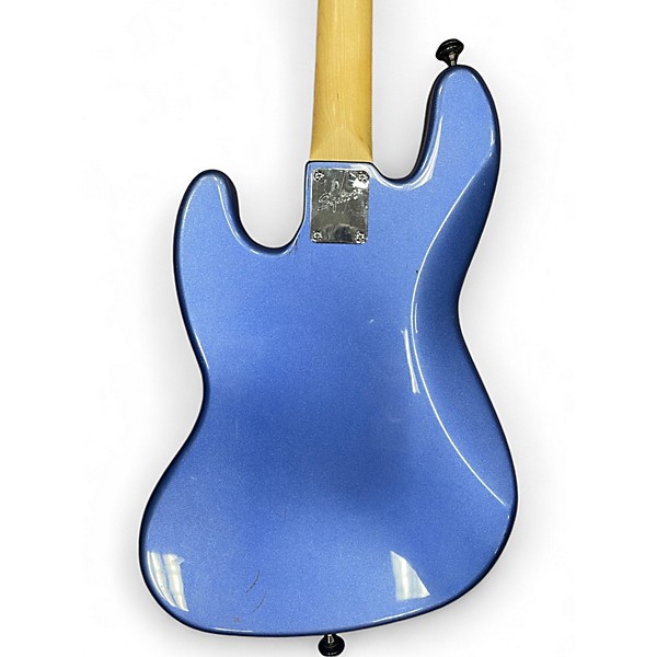 Used Squier Contemporary Jazz Bass Blue Electric Bass Guitar