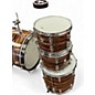 Vintage 1970s Ludwig 4 Piece standard s 300 bronze strata Drum Kit