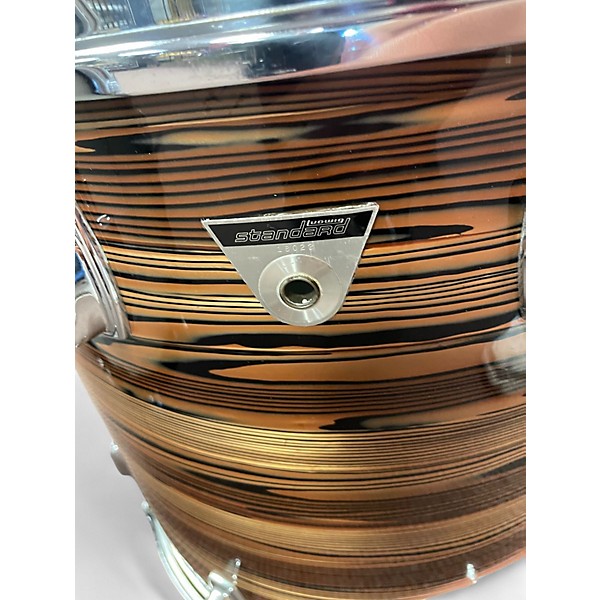 Vintage 1970s Ludwig 4 Piece standard s 300 bronze strata Drum Kit
