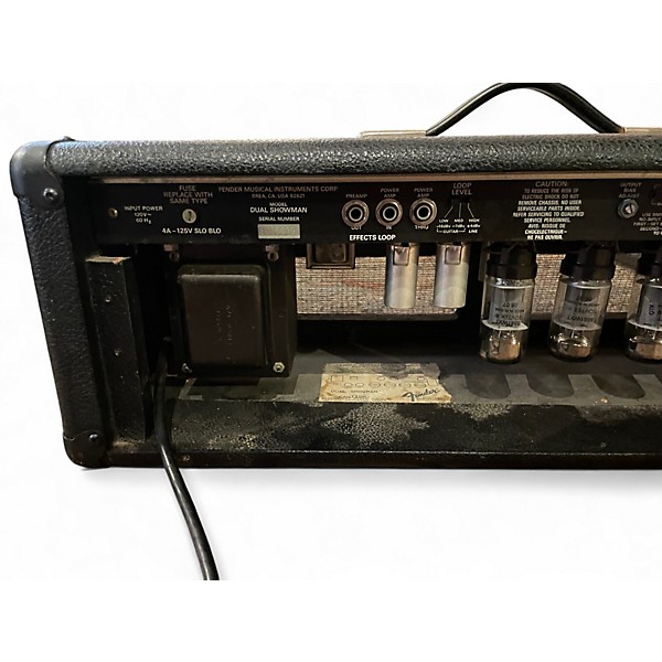 Used Fender dual showman head Tube Guitar Amp Head