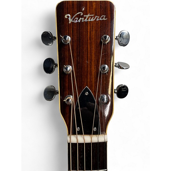 Used Ventura V696 Natural Acoustic Guitar