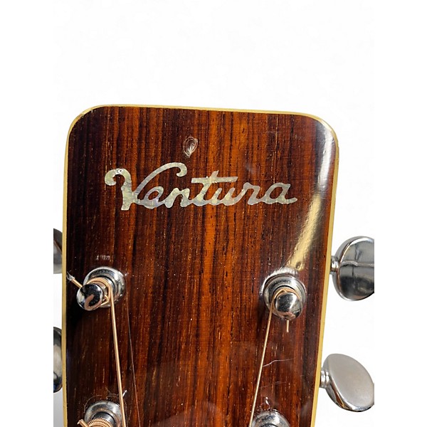 Used Ventura V696 Natural Acoustic Guitar