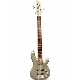 Used Fernandes GRAVITY Silver Electric Bass Guitar