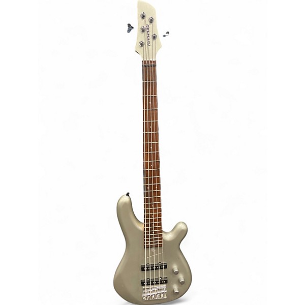 Used Fernandes GRAVITY Silver Electric Bass Guitar