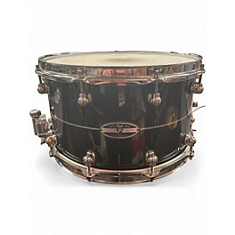 Used Pearl 14X8 hybrid exotic snare drum Black Drum