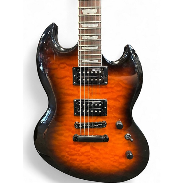 Used ESP LTD Viper 256 dark brown sunburst Solid Body Electric Guitar