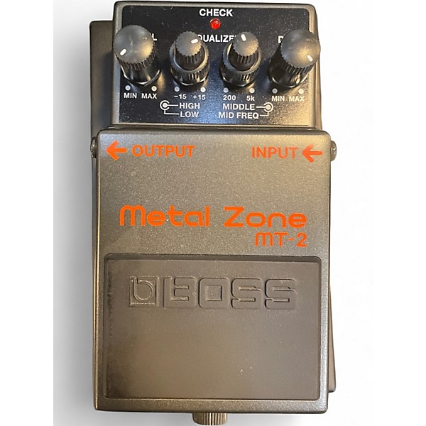 Used BOSS MT2 Metal Zone Distortion Effect Pedal | Guitar Center