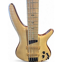 Used Ibanez SR5FMDX2 Natural Electric Bass Guitar