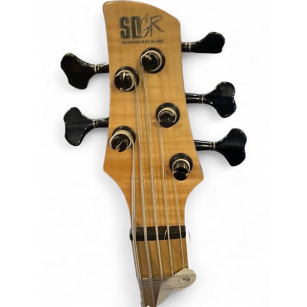 Used Ibanez SR5FMDX2 Natural Electric Bass Guitar