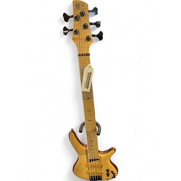 Used Ibanez SR5FMDX2 Natural Electric Bass Guitar