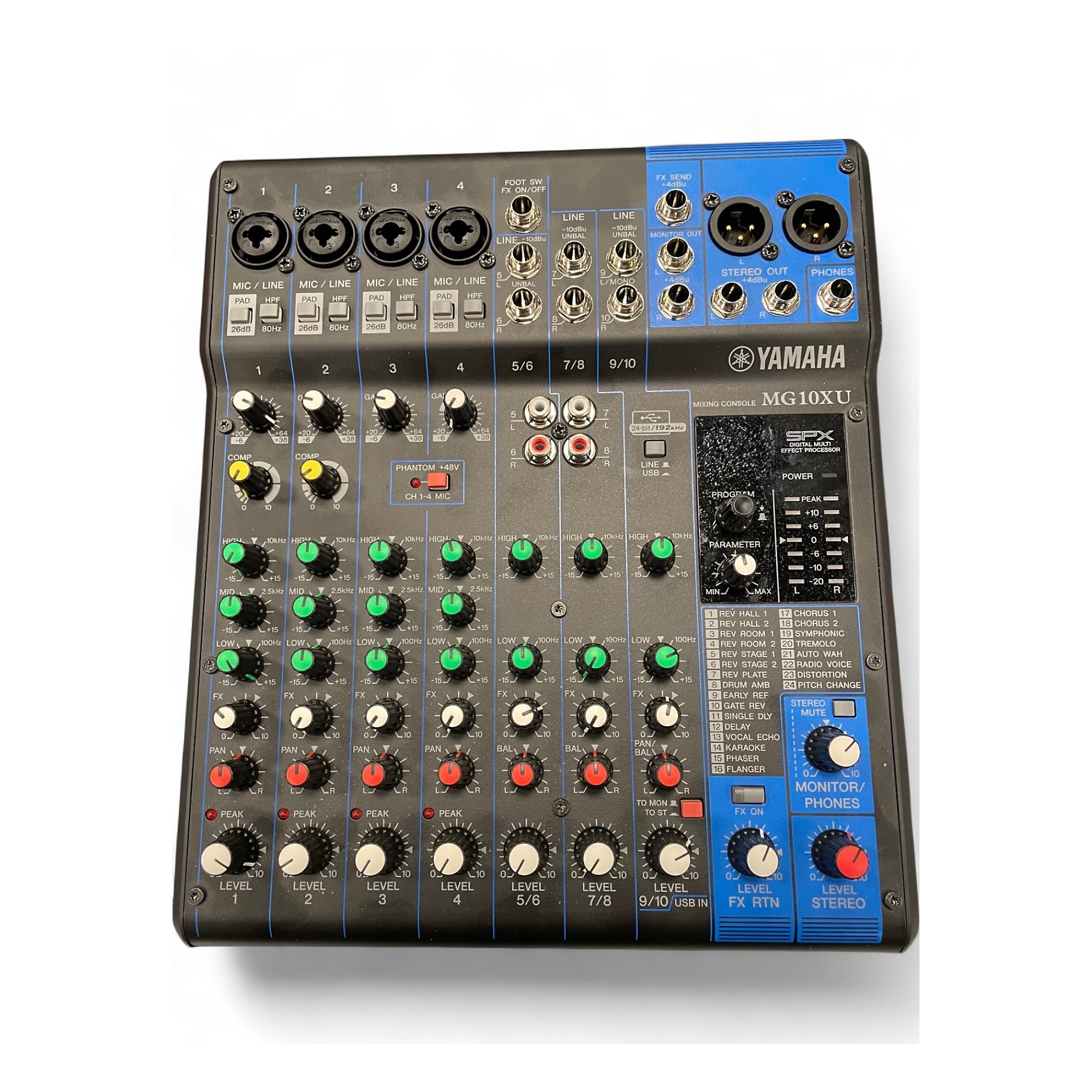 Used Yamaha MG10XU Powered Mixer | Guitar Center