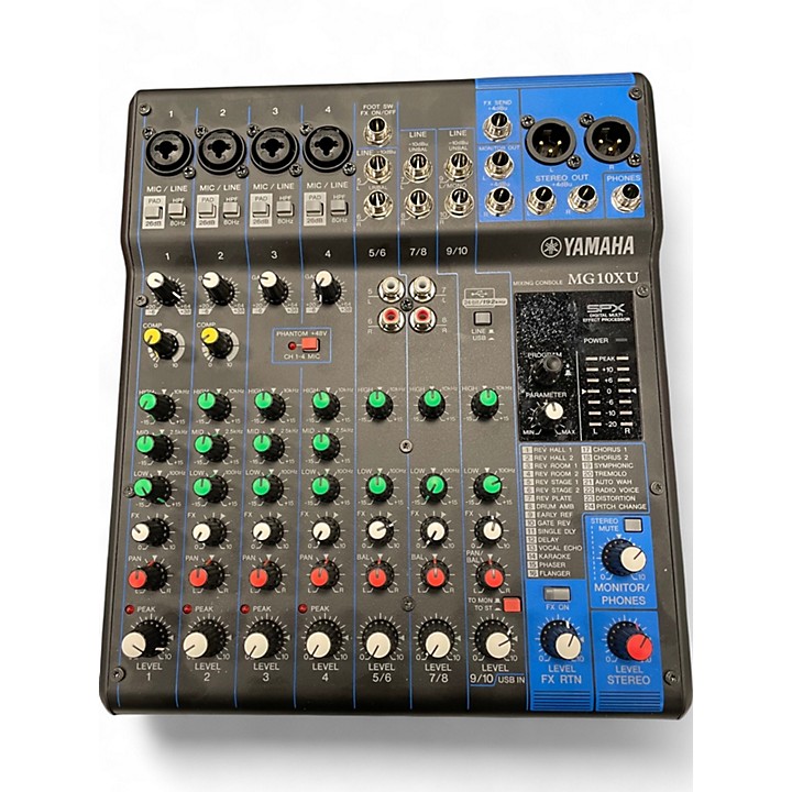 YAMAHA MG10XU 【美品】 Used Yamaha MG10XU Powered Mixer | Guitar Center
