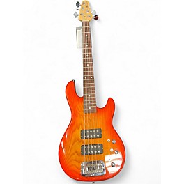 Used G&L Tribute L2500 5 String ORANGE  Electric Bass Guitar